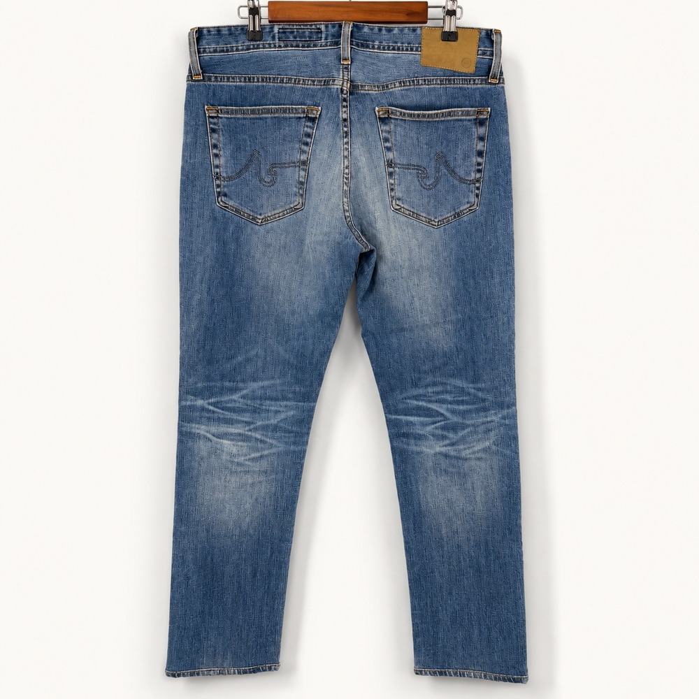 AG Adriano Goldschmied Mens 36x30* The Matchbox Slim Straight Jeans Preppy